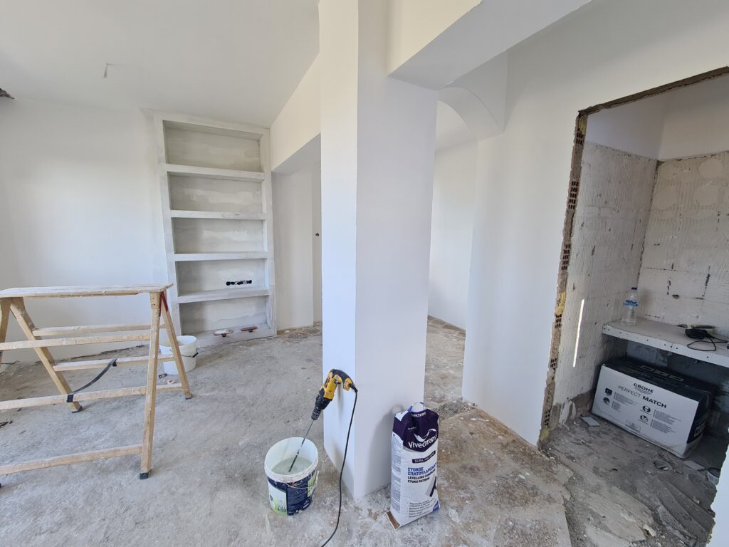 Huis verbouwen op Karpathos Griekenland 1