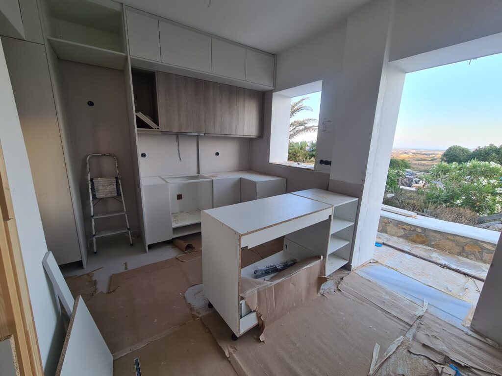 Huis verbouwen op Karpathos Griekenland 6