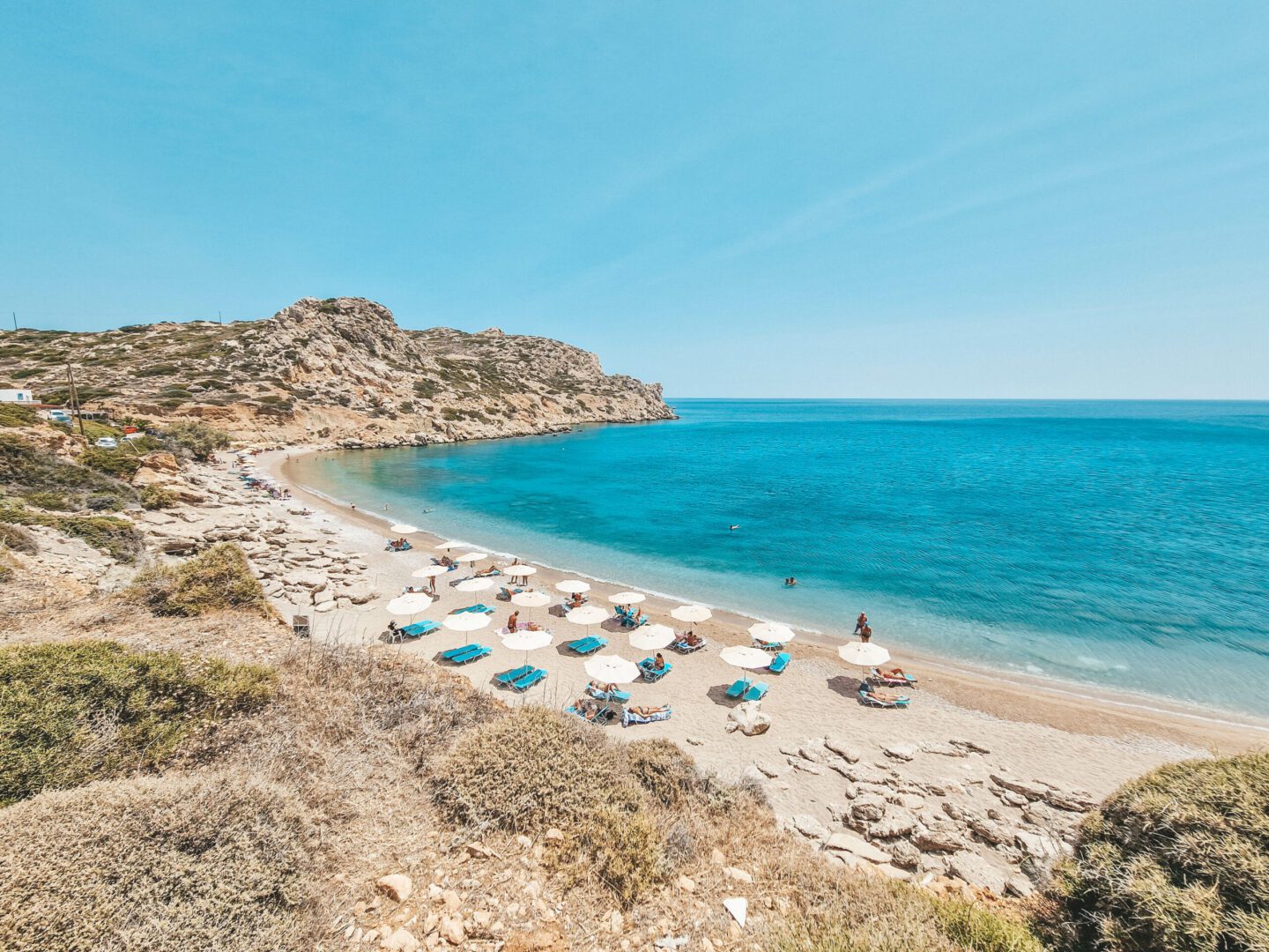 
Christou Pigadia zandstrand Karpathos