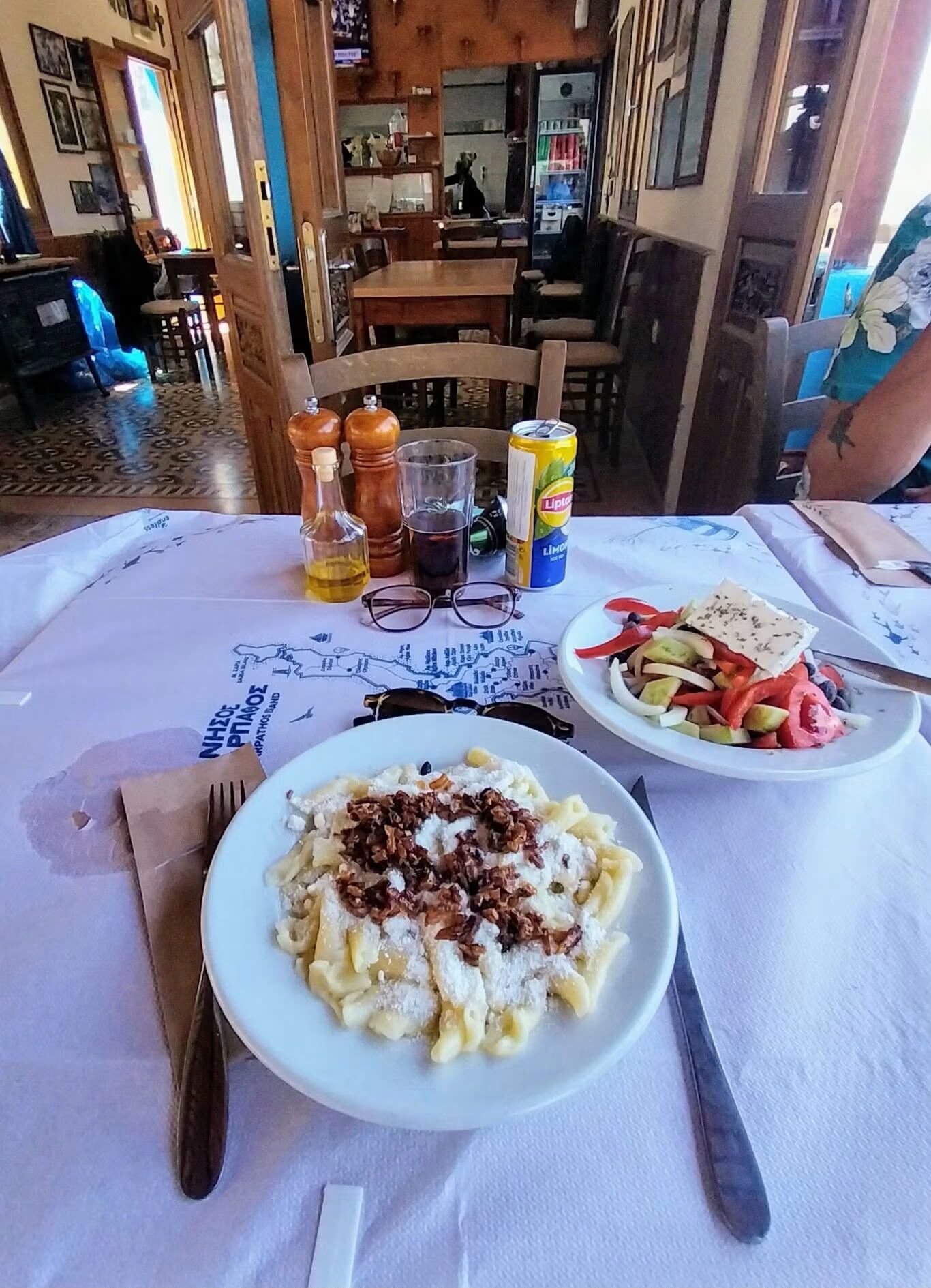 Glutenvrij eten Karpathos, makarounes