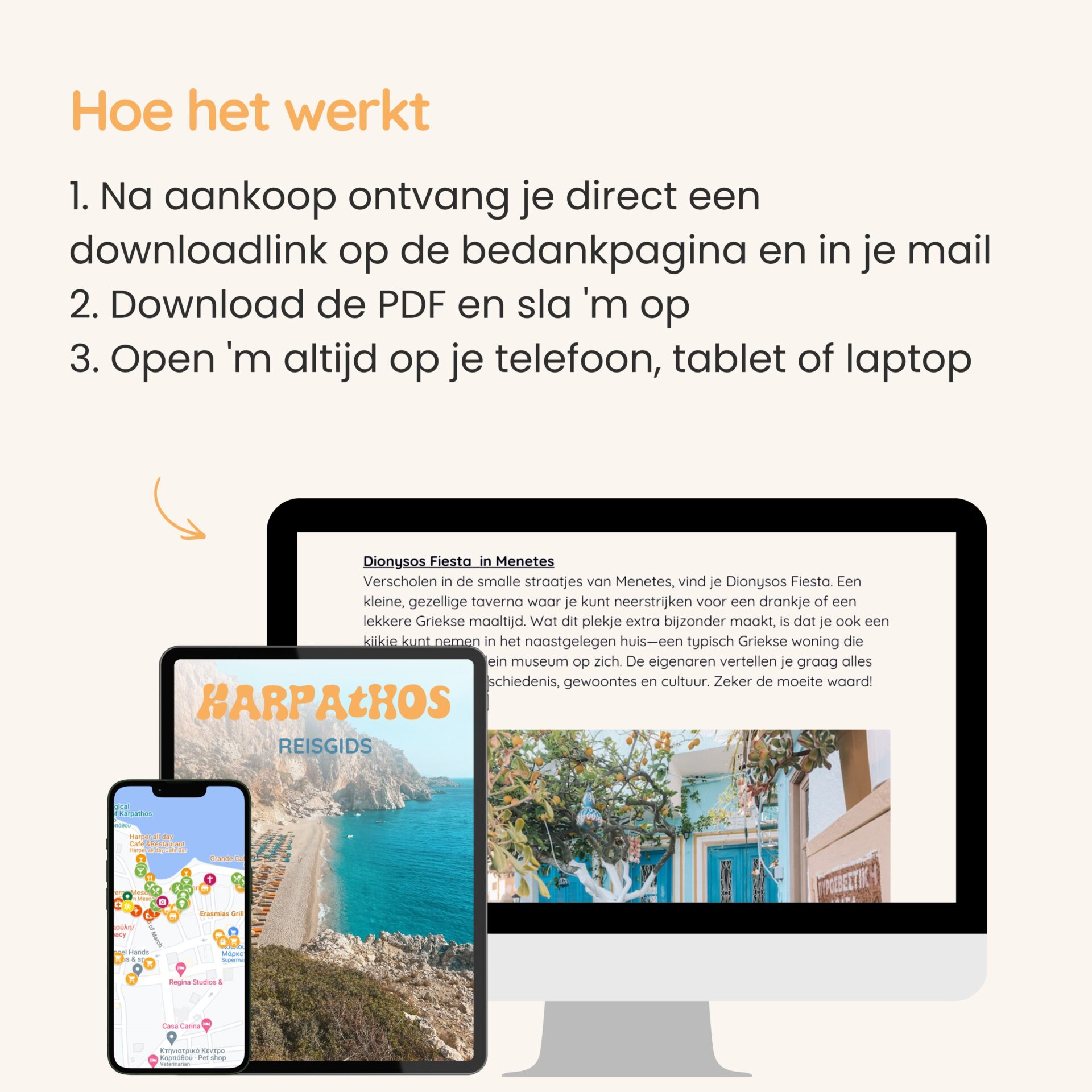 Karpathos reisgids uitleg hoe het werkt