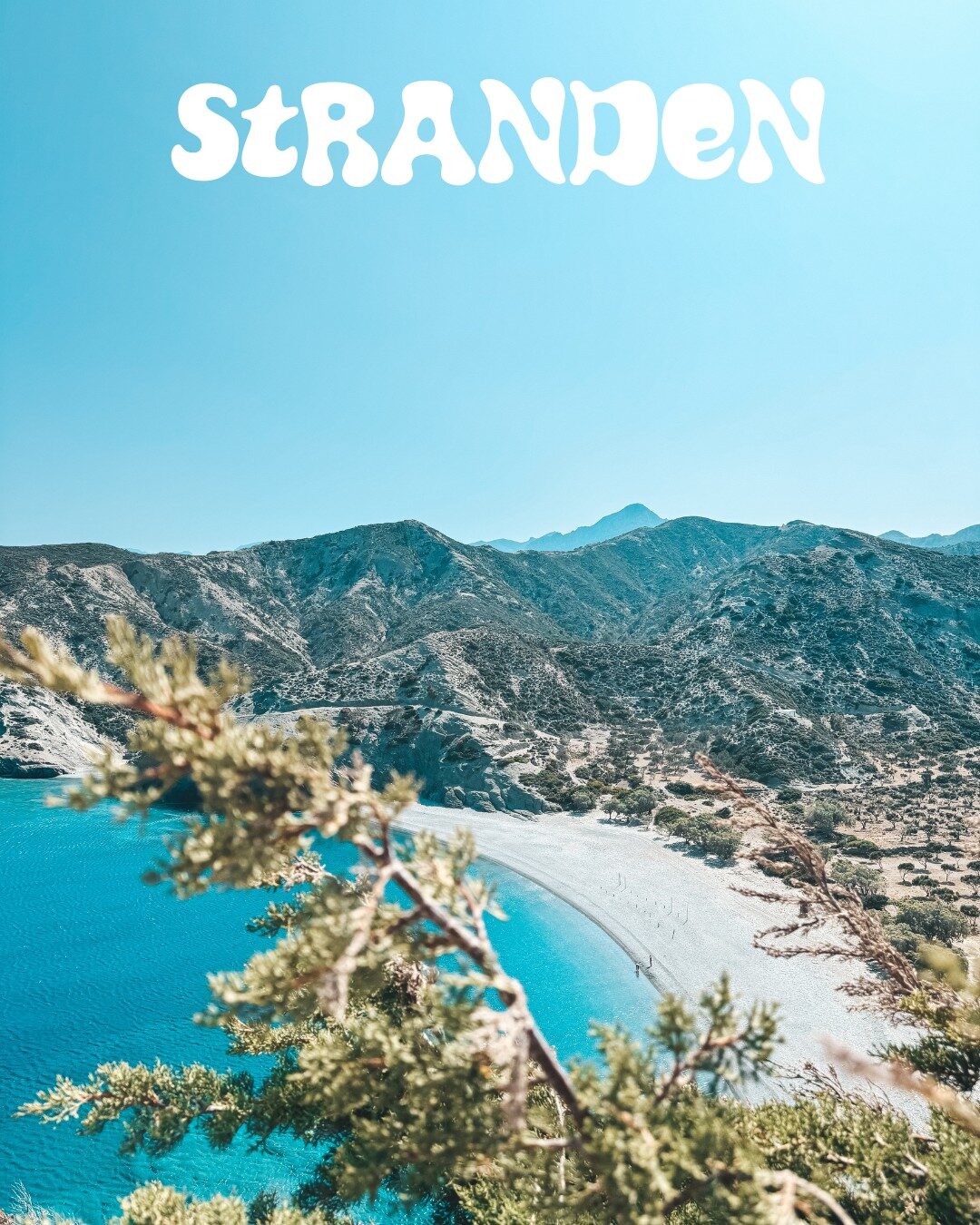 Agios Minas een van de verlaten stranden op Karpathos