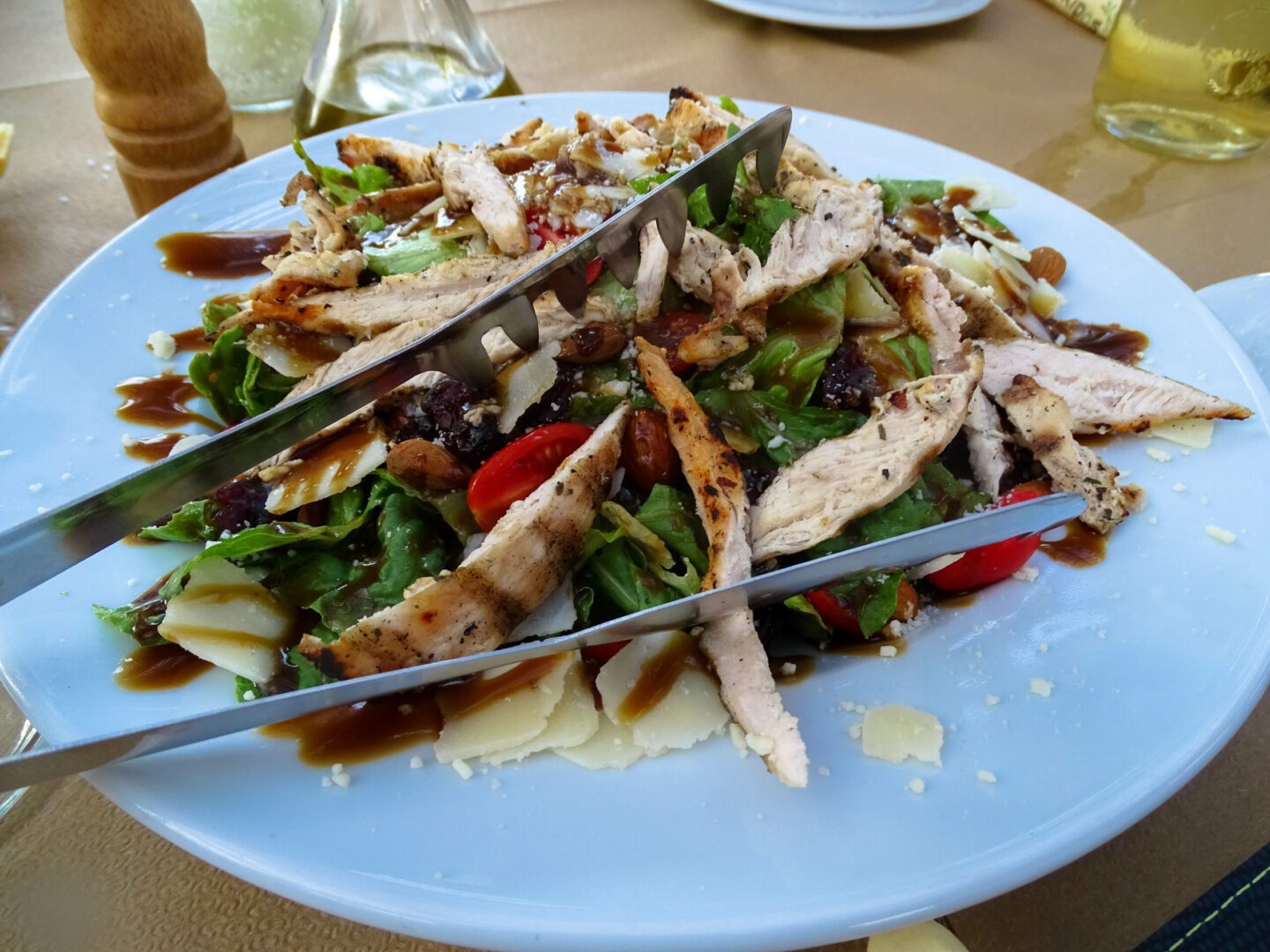 Manolis salad Kipos restaurant Karpathos scaled