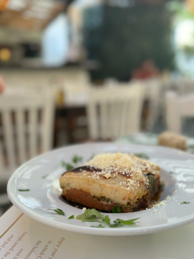 Moussaka Kipos Restaurant Arkassa Karpathos