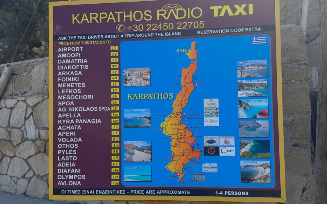 Taxi op Karpathos: alles wat je moet weten