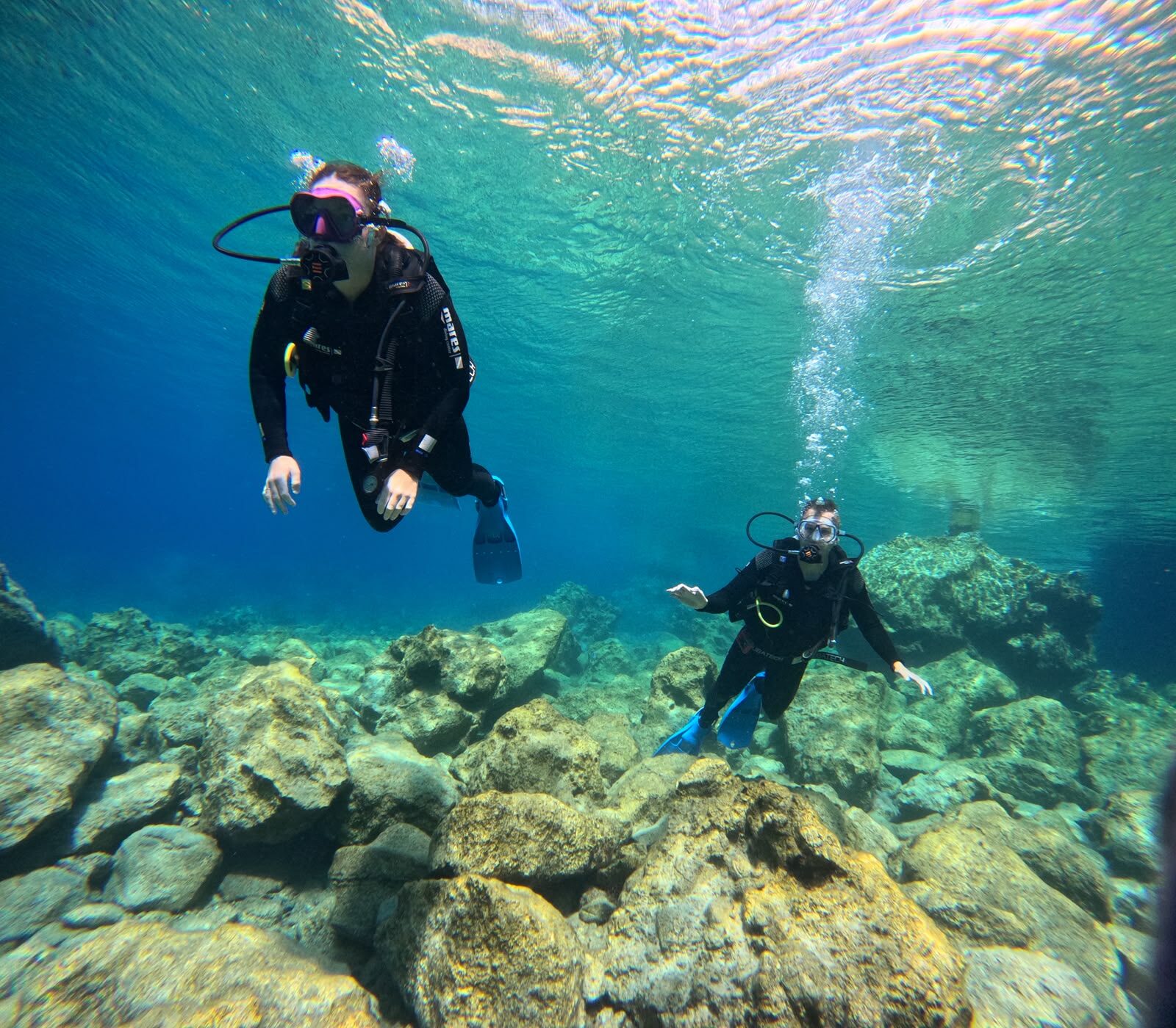 Duiken bij Votsolaki strand Amoopi op Karpathos