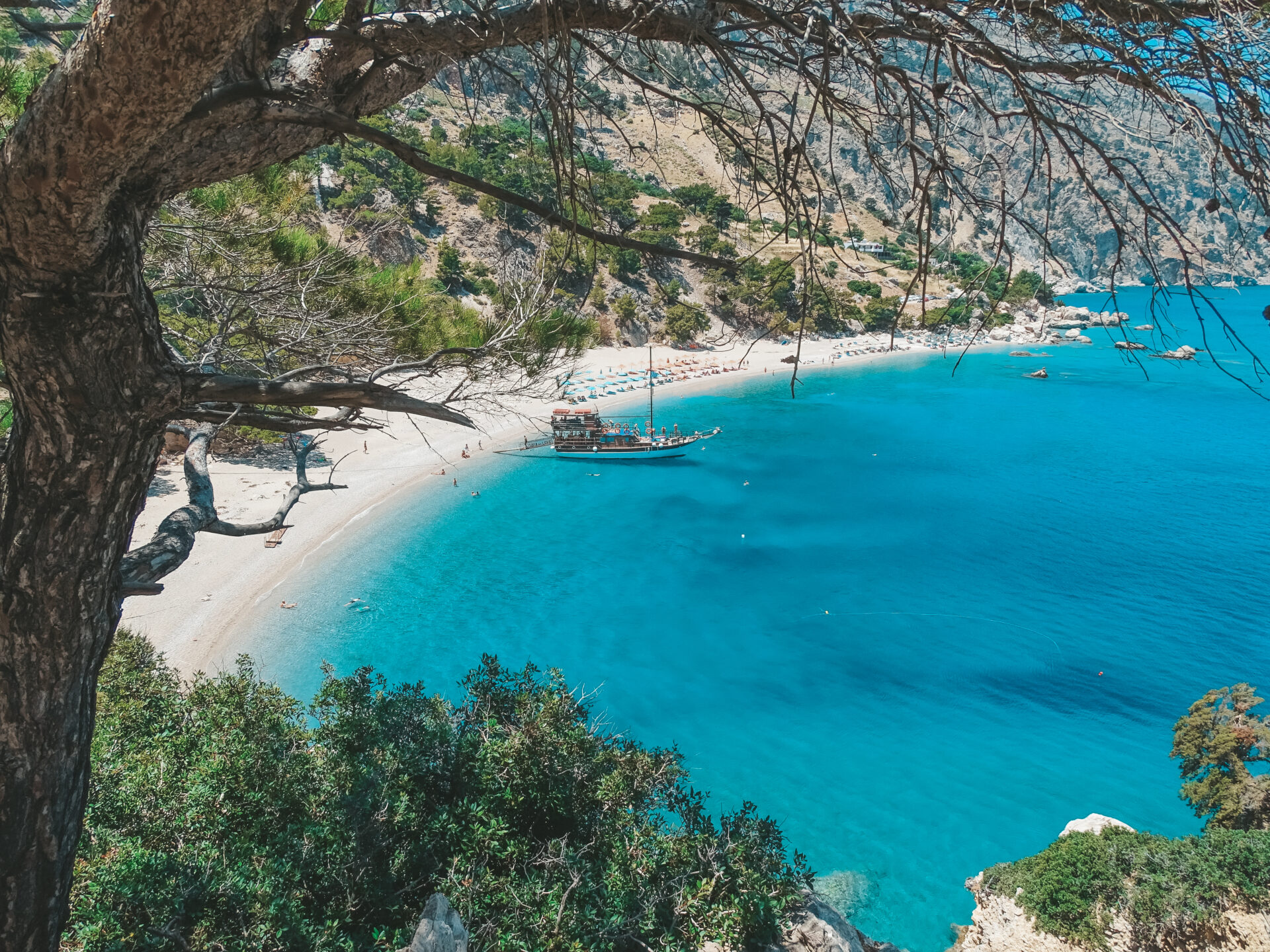 Uitzichtpunt Apella beach Karpathos